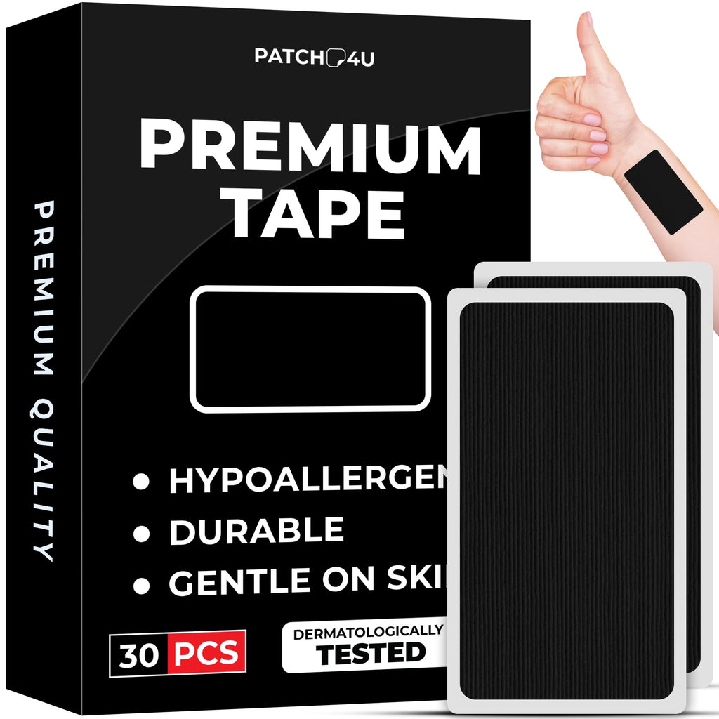 PATCH4U Micropore Tape (30 Pack) - Pain Free Removal, Hypoallergenic, Latex Free & Gentle On Skin - Medical Grade Adhesive Cotton Tape