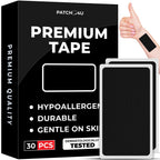 PATCH4U Micropore Tape (30 Pack) - Pain Free Removal, Hypoallergenic, Latex Free & Gentle On Skin - Medical Grade Adhesive Cotton Tape