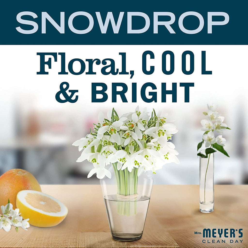 Mrs. MEYER'S CLEAN DAY Liquid Soap, Snow Drop 16 Fl Oz (Pack of 3)