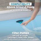 Bestway: AquaClean Deluxe Pool Maintenance Kit - Lightweight Pole, Vacuum & Skimmer Heads, Remove Leaves & Debris, Cleaning Accessory Pools Up to 20'