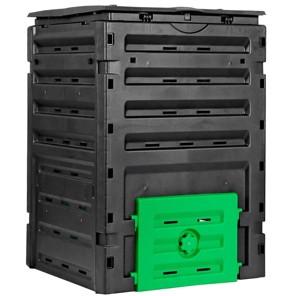 JupiterForce 120 Gallon Large Compost Bin, BPA Free Outdoor Composting Tumblers for Garden Patio, Easy Assembling, Fast Creation of Fertile Soil, Lightweight