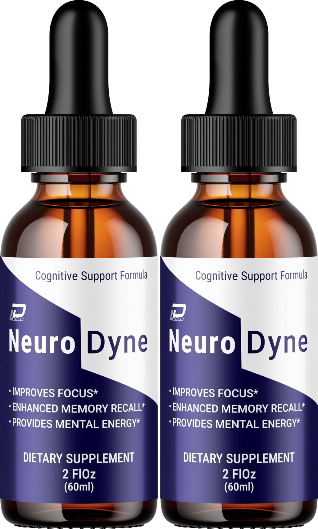 Neurodyne Liquid Drops – Neuro Dyne Natural Liquid Dietary Natural Blend Supplement (2 Pack – 2 Month Supply)