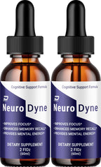 Neurodyne Liquid Drops – Neuro Dyne Natural Liquid Dietary Natural Blend Supplement (2 Pack – 2 Month Supply)