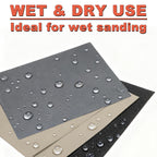 BMOTL Wet Dry Sandpaper Sheets 9x11, 600 Grit, 12Pcs