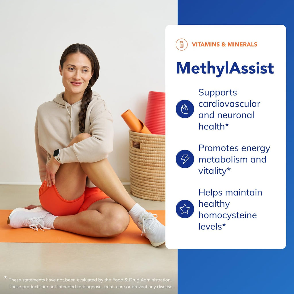 Pure Encapsulations MethylAssist 90's - B Vitamin Complex - Methylation Support* - Heart Health & Brain Health - Non-GMO & Gluten Free - 90 Capsules