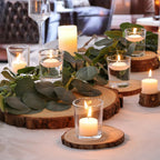 Letine 36-Pack Votive Candle Holders, Clear Glass Tea Light Holders