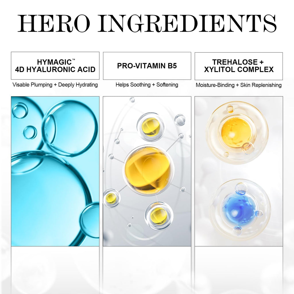 ZealSea Hyaluronic Acid Serum for Face, Hydrating Microneedling Serum, EWG Certified for Sensitive Skin, Vegan Fragrance Free Non-Comedogenic Absorb Quickly, Pure Hyaluronic Acid Anti-Aging 1 Oz*2
