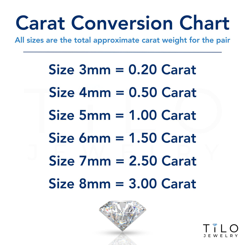 14k Yellow Gold Solitaire Round Cubic Zirconia Stud Earrings Screw-back 2mm