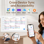 15.6" Digital Calendar Wall Touch Screen, Chore Chart, Photo Frame, Bases