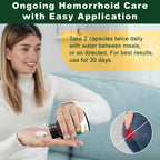 Lunza Collinsonia Root - Relieves Hemorrhoid Swelling & Discomfort - Supports Vein Health & Circulation - Natural Herbal Formula, Non-GMO - 100 Capsules