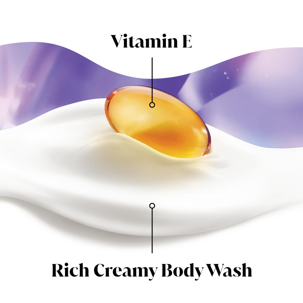 Olay Body Wash for Women, Age Defying with Vitamin E, 24hr Moisturizing, Hydrating & Refreshing, B3 Vitamin Complex, Free of Parabens & Phthalates, for All Skin Types, Scented, 22 fl oz (Pack of 4)
