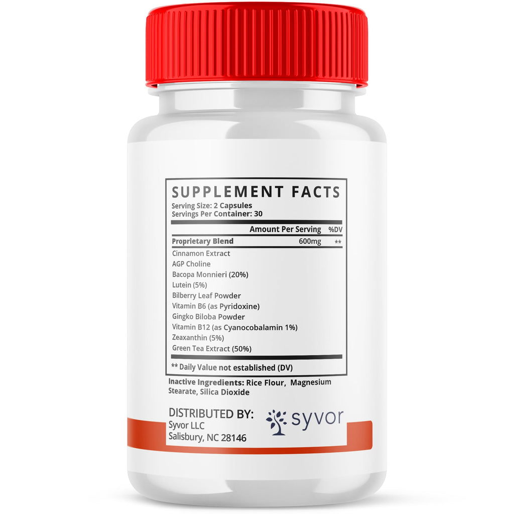 GlucoStasis Capsules, Official Gluco Stasis Blood Health Support Pills with All Natural Ingredients, Advanced Formula Supplement Pills with Max Strength Premium Vitamins for Women & Men (60 Capsules)