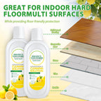 QKLYXEN Floor Cleaning Solution Compatible with Tineco – Lemon Floor Cleaner – Long-Lasting, Zesty Scent – For All Cordless Wet/Dry Vacuum Mop Cleaner & Robot Vacuums with Mopping (2 Bottle)