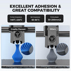 Creality PETG Filament 1.75mm, 3D Printer Filament 1KG, Transparent