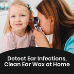 Zyrev ZetaLife Otoscope - Ear Scope with Light, Ear Infection Detector, Pocket Size (Gray Color)