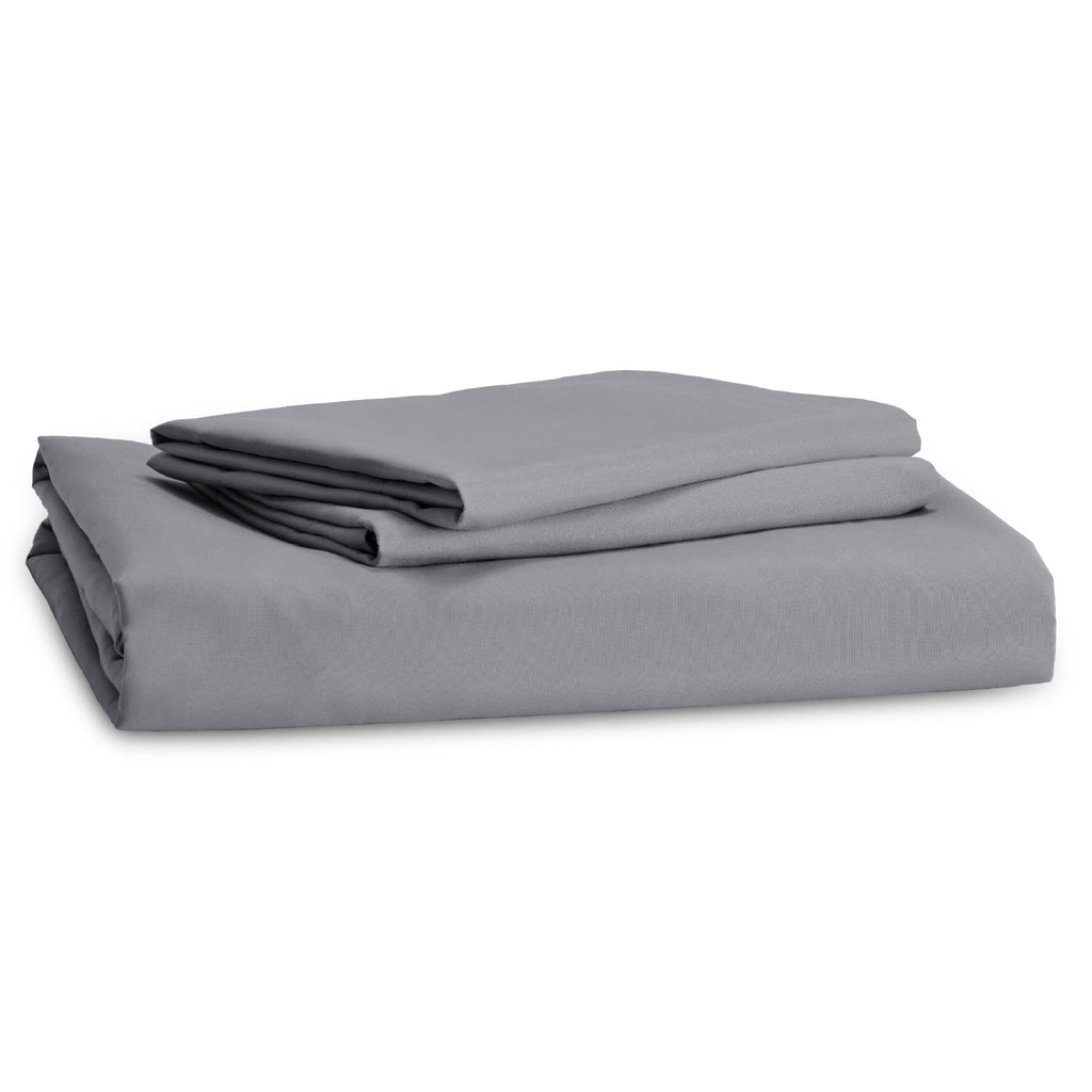 Bedsure Duvet Cover Queen Size - Soft Double Brushed Bedding Set for Kids & Adults, Zipper Closure, 3 Pieces, Includes 1 Duvet Cover (90"x90") & 2 Pillow Shams, NO Comforter, Grey