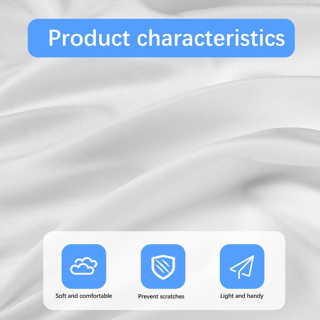120 Pack Microfiber Cleaning Cloth for Glasses (5.5"x5.5"), Sublimation Eye Glasses Clean Cloths White Microfiber Lens Cleaner Cloths for Eyeglasses, Lenses, Silverware, Camera, Phones and Laptops