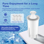 BREAUILL Water Filter Replacement Compatible with Brita Water Filter, Pitchers, Classic, OB03, Mavea,10700, 35557, Pitcher Water Filter by BREAUILL, New Upgraded Reduce TDS, Chlorine (3PCS)
