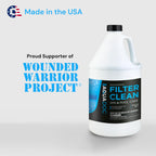 AquaDoc Spa & Hot Tub Filter Cleaner Soak - 64oz - Pool Filter Cleaner & Cartridge Cleaning Solution - Made in USA