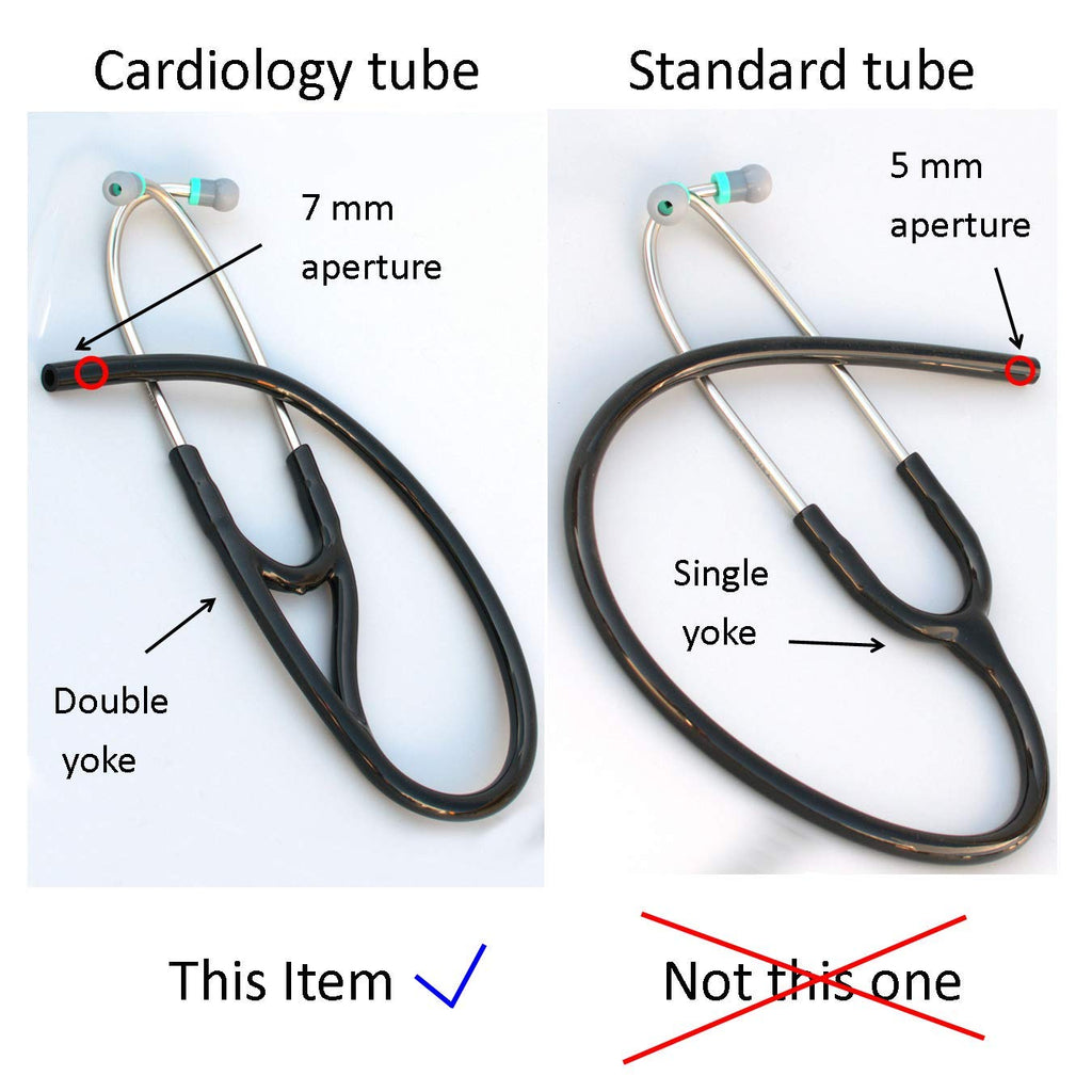 Tubing Compatible with Littmann (r) Master Cardiology (r) and Cardiology III (r) Stethoscope TUBING - 7mm Binaurals T7 Blue