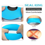Asunby Knee Cast Cover for Shower Waterproof Bandage Cast covers Protector for Knee Replacement Surgery, Wound, Burns Watertight Protection Reusable