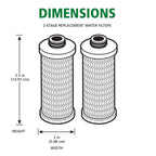 AO Smith Claryum Filter Replacement - 2 Pack - AO-US-200-R