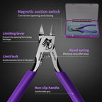 RUITOOL Model Nippers,Gundam Model Tools for Beginners to Repair and Fix Plastic Models, Ultra-thin Single-edged Non-slip Grip,4.7 Inch Sharp Cutters for Gunpla Model Building