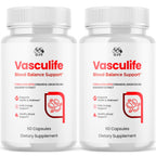 (2 Pack) Vasculife Capsules, Official Vascu Life Pills With All Natural Ingredients, Advanced Formula Blood Health Support with Maximum Strength Premium Quality Vitamins for Women & Men (120 Capsules)