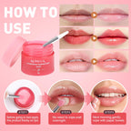 24 Pack Lip Sleeping Mask Gifts Set for Women, Bulk Lip Mask Overnight, Hydrate and Nourish Lip Masks With Vitamin C and Coconut Oil for Dry Lips, Lip Balm for Mothers Day Gifts and Spa Party Gifts