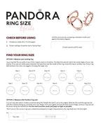 Pandora Band of Hearts Ring - Stackable Ring for Women - Gift for Her Sterling Silver - Size 9 - With Gift Box