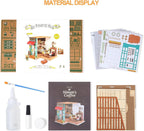 Rolife 1:20 Miniature House Kits-Tiny House Kit-DIY Miniature Dollhouse Kits for Adults-Model Building Craft Kits-Hobbies Gifts for Women and Men