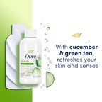 Dove Body Wash 24 Count Refreshing Cucumber and Green Tea Refreshes Skin Cleanser That Effectively Washes Away Bacteria While Nourishing Your 3 oz