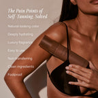 + Lux Unfiltered N°36 Deep Self Tanning Mousse - Self Tanner Mousse, Tanning Foam - Hydrating, Streak-Free, Natural-Looking Sunless Tanner - Vegan & Cruelty Free - Blood Orange