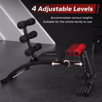 MERACH Ab Machine, Multi-Functional Adjustable Ab Trainer, Ab Workout Bench for Home Gym, Sit Up Machine for Abdominal, Exercise Chair for Full Body Workout