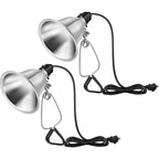 VIVOSUN 2 Pack Clamp Lamp Light with Detachable 5.5 Inch Aluminum Reflector