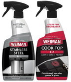Weiman Disinfecting Stovetop Cleaner & Stainless Steel Cleaner - 22 Ounce - Daily Appliance Kitchen Cleaning Kit