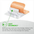 Mepilex Border Flex Lite 4 x 4 in (10 x 10 cm) Hospital Quality Dressings
