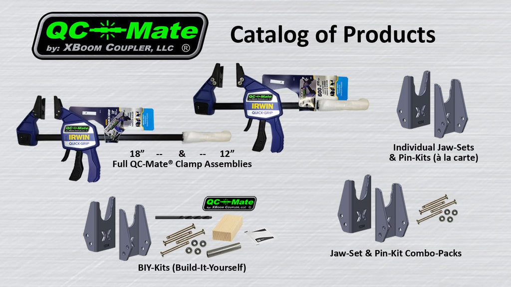 QC-Mate by XBoom Coupler (7/8” Uni-Jaw Set, 12” QC-Mate Clamp)