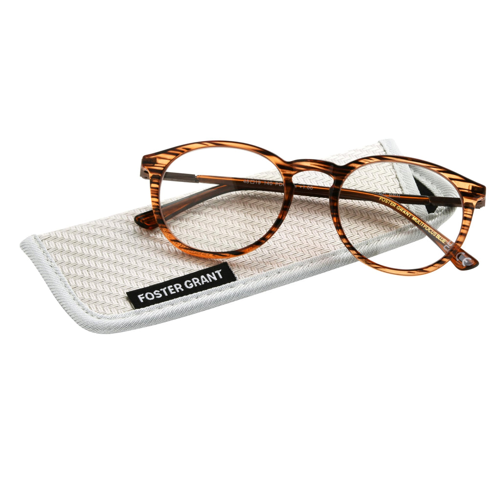 Foster Grant McKay Multifocus Reading Glasses With Anti-Reflective Glasses Coating, Unisex