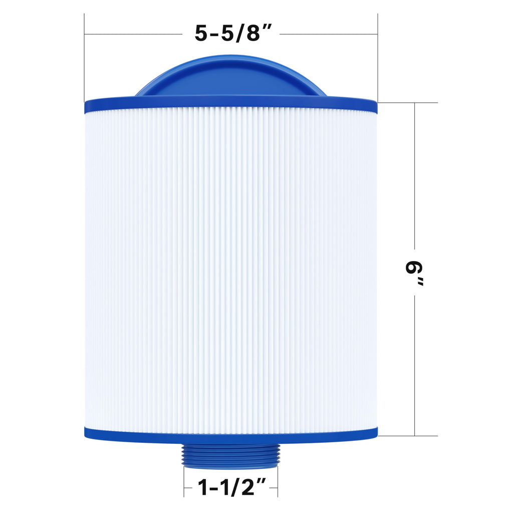 Cryspool® 05014 Filter Compatible with 5CH-25, PMAX25P4, PTL20W-SV-P4, 108868, SD-00798, 25 Sq. Ft Spa Filter Cartridge, 2 Pack
