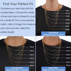 Jewlpire 18K Gold Plated Chain Necklace for Women, 0.8mm Box Chain 18K Gold Plated Chains for Women Thin & Sturdy Women's Chains Necklaces 18 Inch