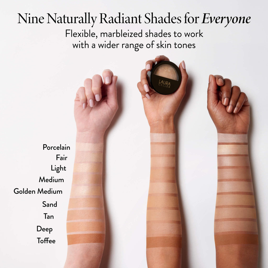 LAURA GELLER Baked Balance-N-Glow Illuminating Powder Foundation - Fair