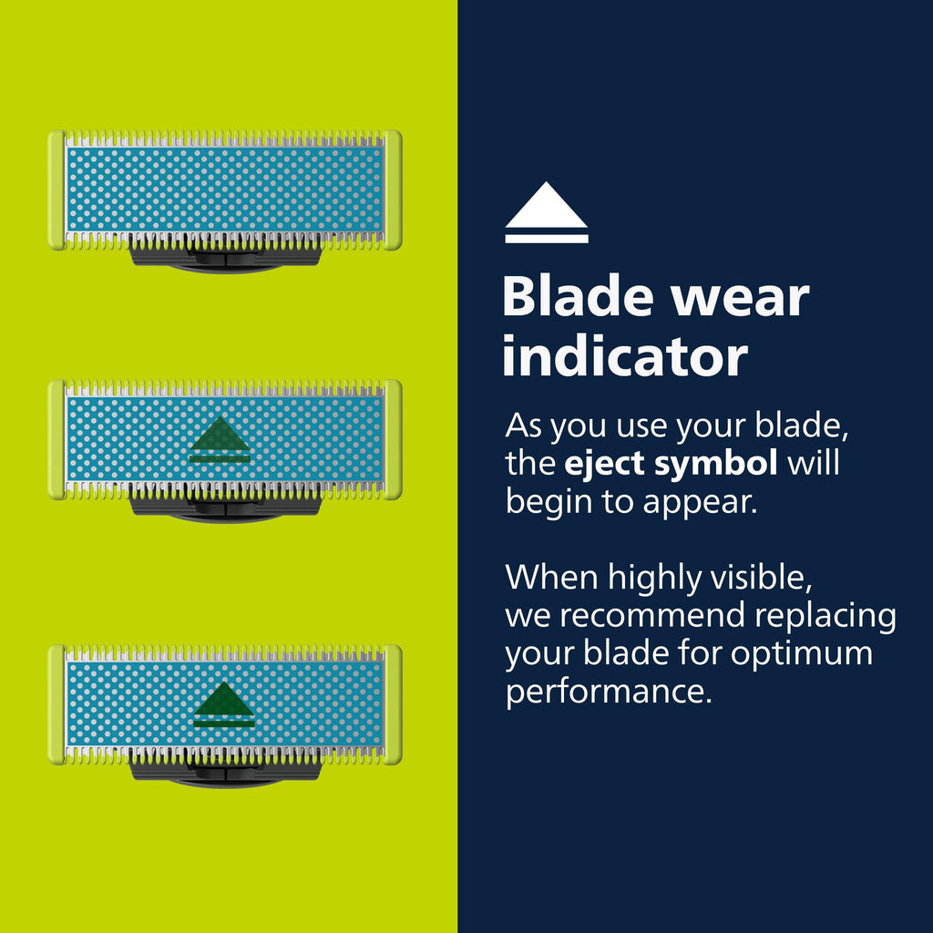 Philips Norelco OneBlade Replacement Blades, Anti-Friction, 2 Pack