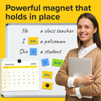 Peel-&-Stick Flexible Adhesive Magnets – 150 pcs (0.8"x0.08") Magnetic Dots for Office Supplies, Whiteboard, Crafts, Fridge, & School Projects
