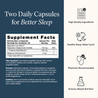 The 'Pause Life Sleep Supplement, Non Habit Forming Nighttime Blend of Magnesium, MicroActive Melatonin, & L Theanine, Sleep & Relaxation Support for Men & Women, Gluten Free, 60 Capsules, 30 Servings
