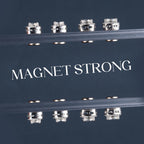 GEMQUEEN Moissanite Magnetic Earrings for Women Men Hypoallergenic, 1.6CT