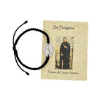 JWG Industries Saint Peregrine Religious Medal Jewelry Bracelet