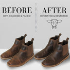 All Natural Leather Conditioner Balm - Made with Mink Oil, Tallow, & Beeswax, Protects, Softens Restores and Waterproofs Leather Shoes, Boots, Bags, Furniture (4 Oz)