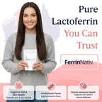 Lactoferrin Powder 250g – 95%+ Pure Bovine from Grass-Fed Australian Cows Helps in Immune & Gut Support, Iron Absorption, Skin & Bone Health, Neutral Taste (Recommended 250mg Per Serving) (250, Grams)