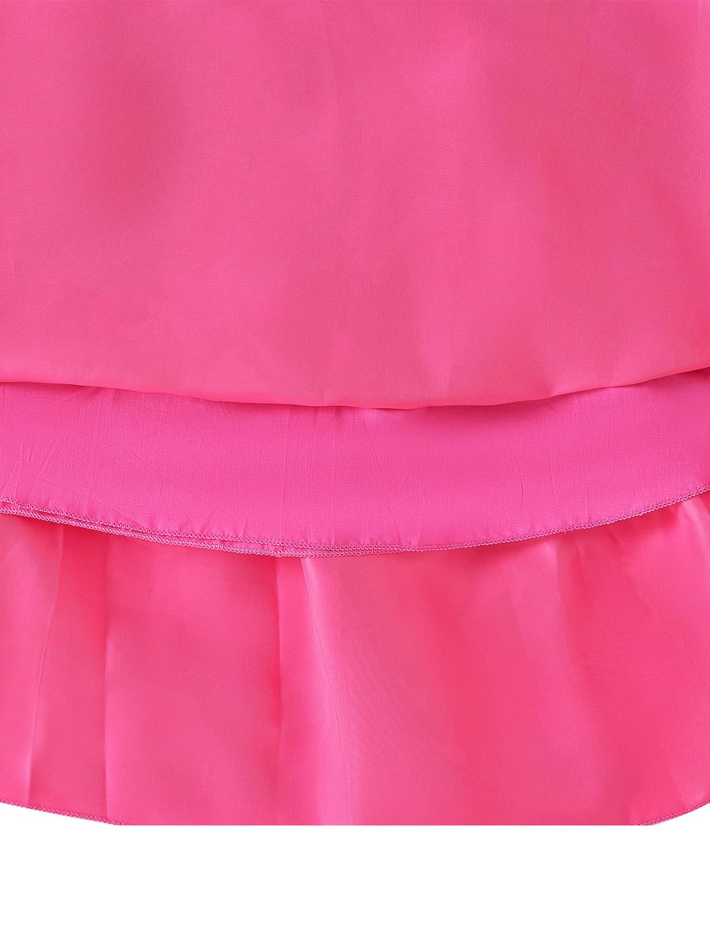 Aoiviss Girls Princess Costume Dresses Pink Fancy Princess Dress Up Clothes